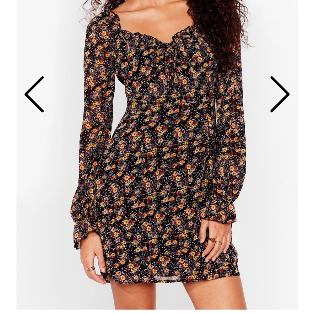 Nasty Gal long sleeve dress